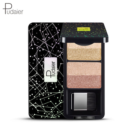 Pudaier Pearlescent Stereo Dazzle Color Change Double Color Eye Shadow Waterproof No Makeup And Makeup - V.I.P Digital Presence