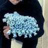 60cm New Creative Rose Bouquet Blanket (Finished), Crocheted Flower Bouquet Gift for Girlfriend - V.I.P Digital Presence