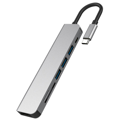 7-in-1 docking station type-c converter suitable for laptop expansion - V.I.P Digital Presence