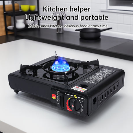 Single - burner Butane Camping Stove, windproof, adjustable, portable - V.I.P Digital Presence