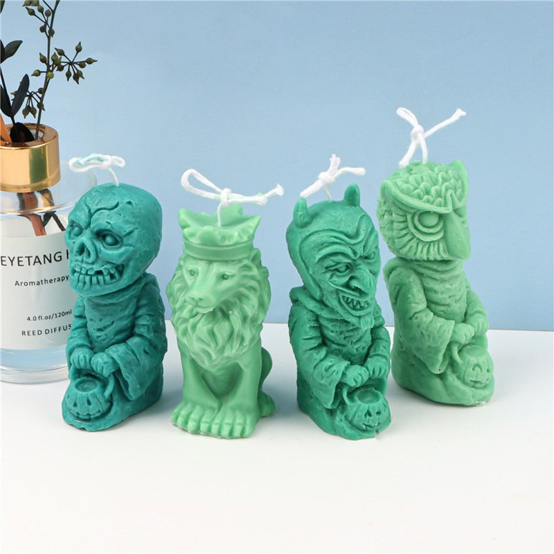 New Silicone Zombie Candle Aromatherapy Mold Ghost Festival Atmosphere Decoration Resin Model - V.I.P Digital Presence