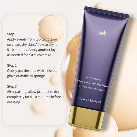 Body tattoo concealer care cream waterproof and sweat resistant cover tattoo birthmark scar full coverage concealer - V.I.P Digital Presence