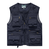 Men’s Summer Tactical Vest: 14-Pocket, Mesh, Ideal for Hiking, Fishing, Photography & Work - V.I.P Digital Presence