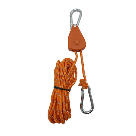 Outdoor camping canopy wind rope tent rope pulley adjuster windproof rope light fixture buckle hanging rope adjustable lifting - V.I.P Digital Presence