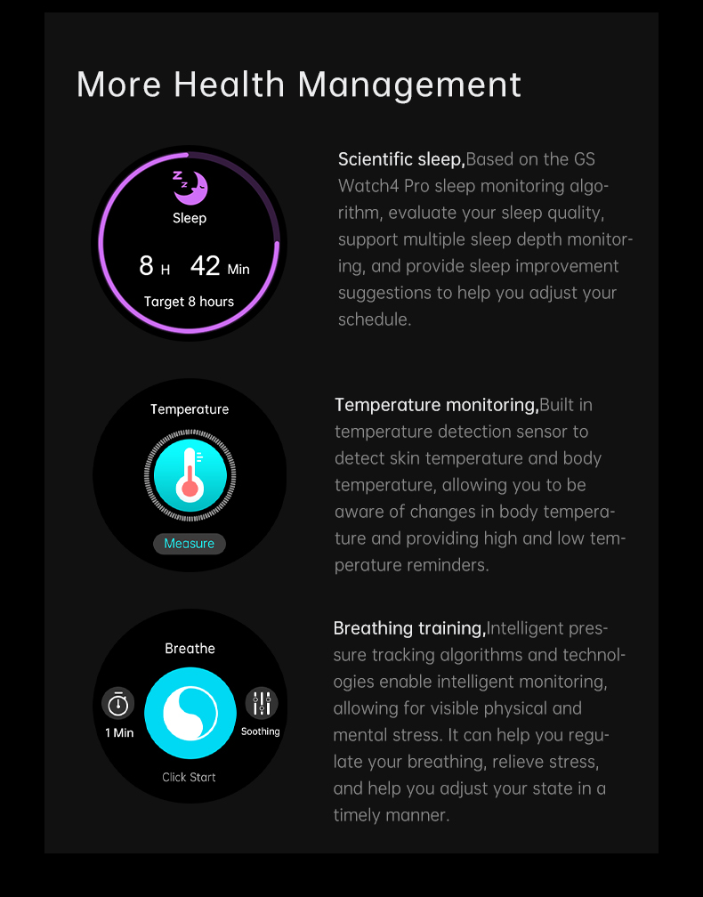 GS Watch4 Pro Smart Bracelet - V.I.P Digital Presence