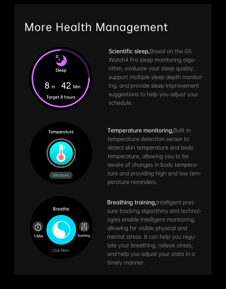GS Watch4 Pro Smart Bracelet - V.I.P Digital Presence