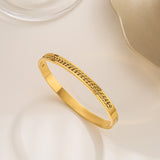 Stainless steel titanium steel bracelet for women non fading electroplated buckle jewelry for women - V.I.P Digital Presence
