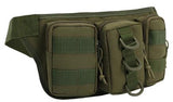 Black Hawk Commandos Waist Bag 3-Sack Portable Waterproof camouflage pack for Travel workout sports outdoor - V.I.P Digital Presence