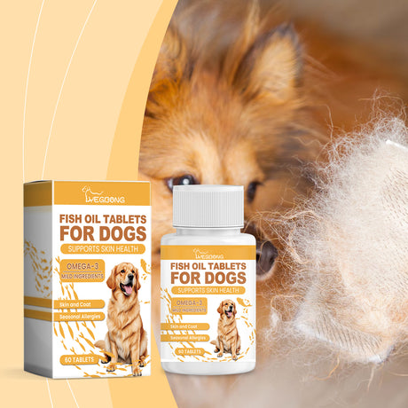 Dog Multi-Dimensional Fish Oil Tablet Pet Dog Hair Care Moisturize Skin Care Pet Health - V.I.P Digital Presence