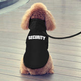 New pet hoodie, outerwear, Security printed hoodie, dog clothing for autumn and winter - V.I.P Digital Presence