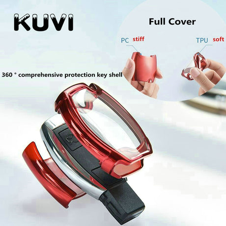 Hight quality PC+TPU key case cover Key case protective shell holder for Mercedes benz A B R G Class GLK GLA w204 W251 W463 W176 - V.I.P Digital Presence