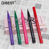 QIBEST Coloured Eyeliner Pen Waterproof And Non Coloured Eye Liner Ins Super Fire Coloured Pencil - V.I.P Digital Presence