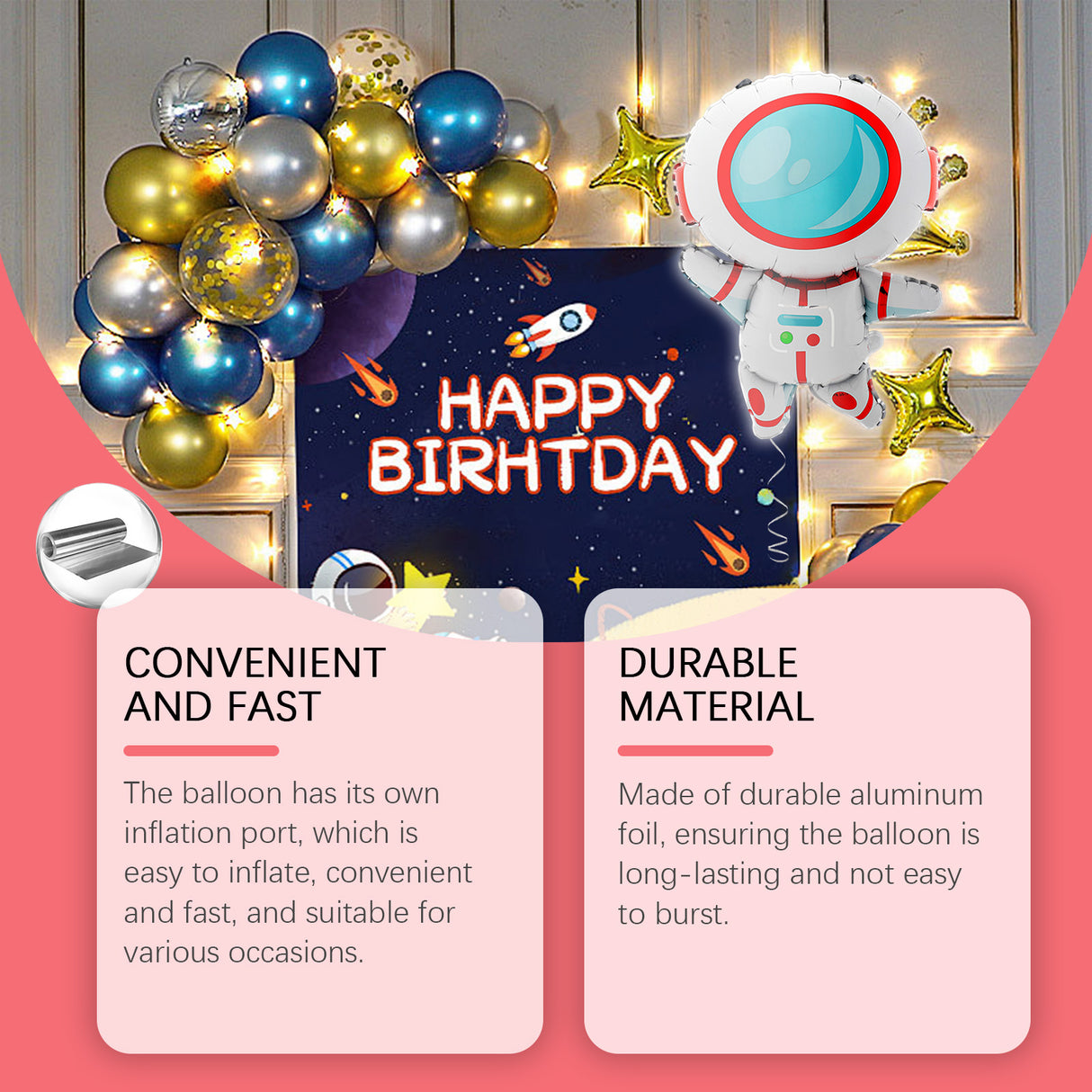 Ambience Balloon Set Valentine's Day Proposal Wedding Anniversary Date Birthday Party Decoration - V.I.P Digital Presence