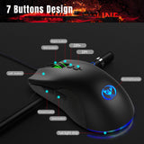 Esports Colorful Luminous Wired Mouse USB Laptop CF LOL Gaming Mouse - V.I.P Digital Presence