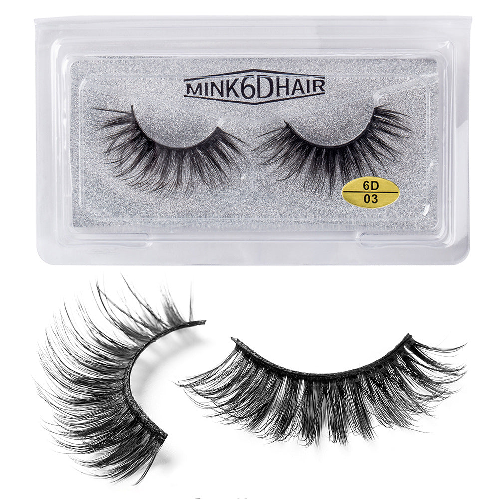 New False Eyelashes Eyelashes Cross Exaggerated Eyelashes 3D Three Dimensional Thick Imitation Mink False Eyelashes 25mm - V.I.P Digital Presence
