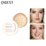 QIBEST Icy Loose Powder Mint Loose Powder Honey Powder Cake Is Not Easy To Take Off Makeup Concealer Makeup Powder - V.I.P Digital Presence