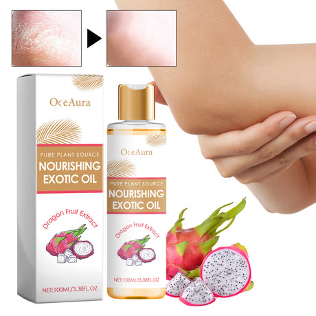 Oceaura Exotic Nourishing Body Oil, Base Oil Fractionated Coconut Oil Body Care Moisturizing Essential Oil - V.I.P Digital Presence