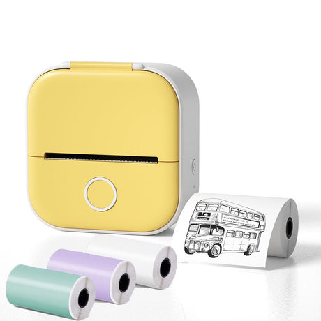 Overseas version T02 household wrong title mini pocket portable Bluetooth tag photo ledger thermal printer - V.I.P Digital Presence