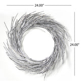 24" PAPER WREATH WITH LED LIGHTS - V.I.P Digital Presence