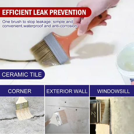Transparent Leak Repair Waterproof Glue, Free Smashing Brick Toilet Kitchen Floor Tile Paint Waterproofing Agent - V.I.P Digital Presence
