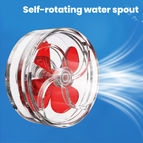 4-Blade Auto-Rotating Fan Kit for Fish Tank Outlet - Clover Accessories, Aquarium Filter Screen Add - ons - V.I.P Digital Presence