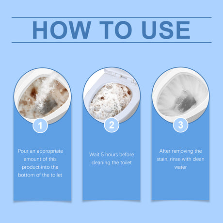 Oxygen Toilet Cleaner Powder, Easy Decontamination Keep Clean With A Quick Blistering Toilet Cleaner - V.I.P Digital Presence