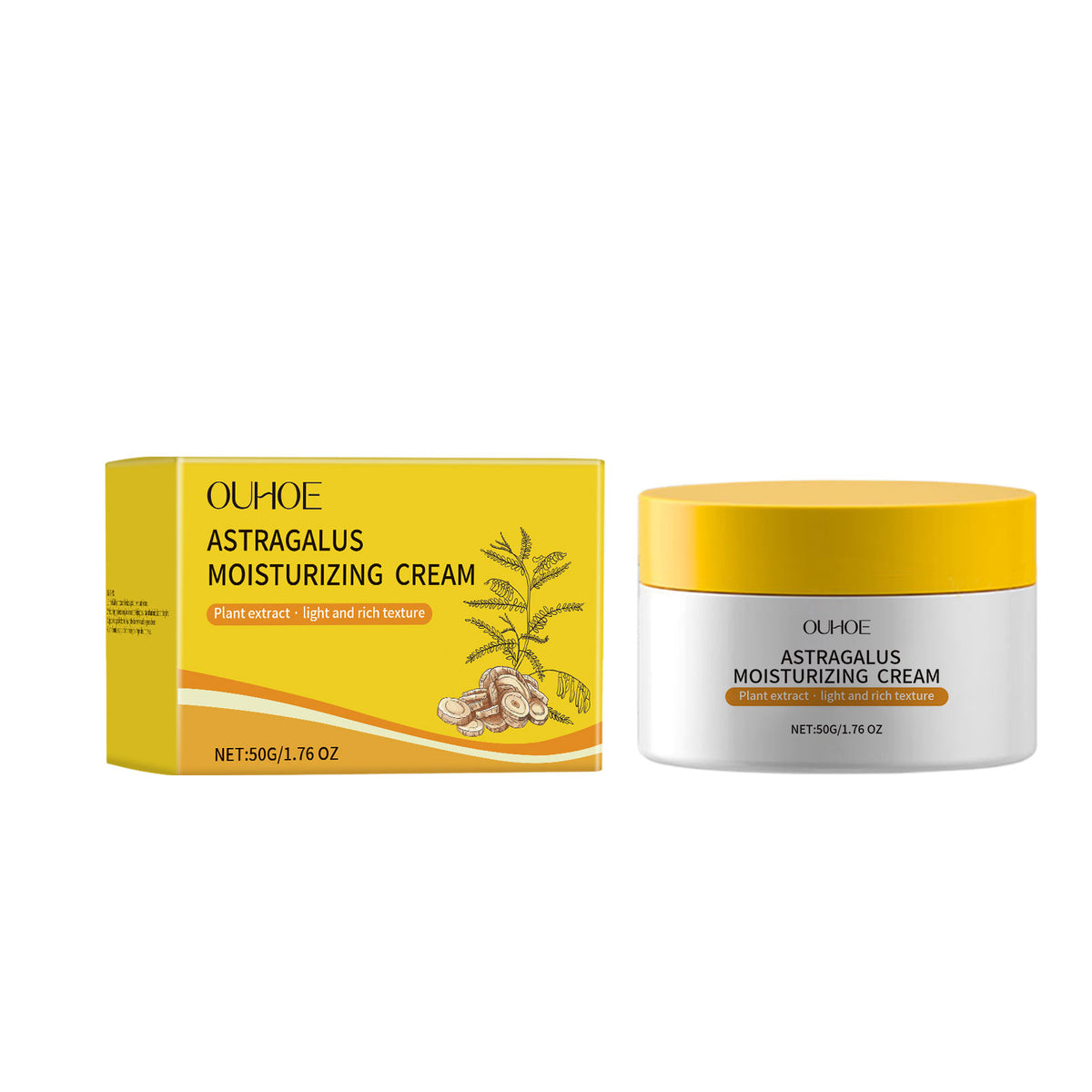 Astragalus Cream, Brightening, Hydrating, Firming, Brightening, Moisturizing And Non-Greasy Skin Care Moisturizer