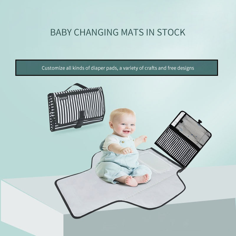 Foldable Baby Changing Mat Portable Travel Outdoor Waterproof Care Baby Changer Diape Infant Napping Changing Cover Pads - V.I.P Digital Presence