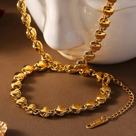 18K Gold-Plated Titanium Steel Bracelet - V.I.P Digital Presence