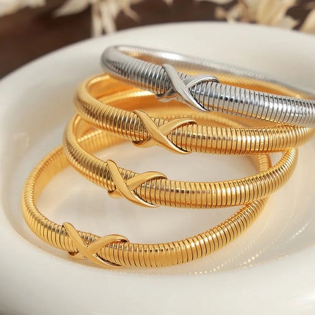 Titanium Steel Spring Shape Bracelet - V.I.P Digital Presence