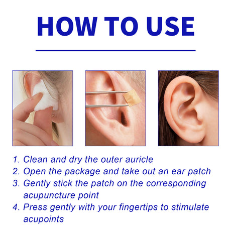 Magnetic Point Ear Acupoint lymphatic Cleansing Pads, Relieve Lymphatic Swelling Body Sculpting Body Care Ear Point Patch - V.I.P Digital Presence