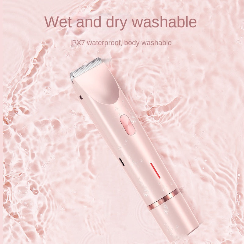 Double headed shaver new electric hair removal device women's private pubic hair removal device - V.I.P Digital Presence