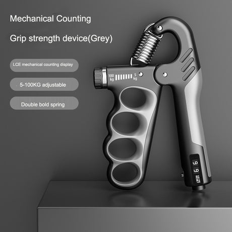 Adjustable Grip Strength Gauge Counting Type Spring Grip Strength Gauge Handshake Holder - V.I.P Digital Presence