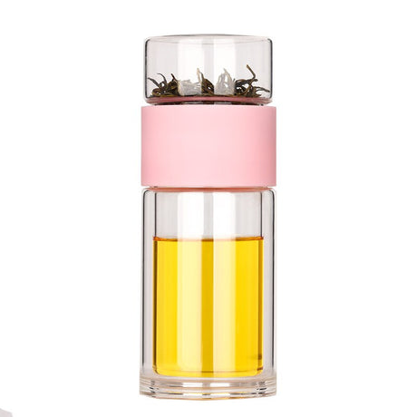 JOUDOO Tea Infuser Filter Double Wall Glass Sport Water Tumbler Portable High-temperature Transparent Water Cup Office Cup 35 - V.I.P Digital Presence