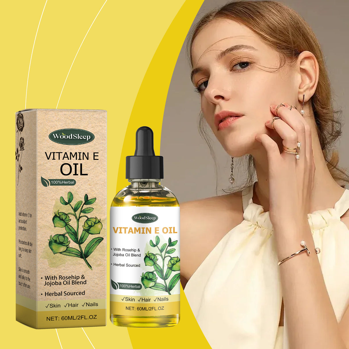 Skin Care Oil Vitamin E Moisturizes And Moisturizes Skin Daily Care Oil