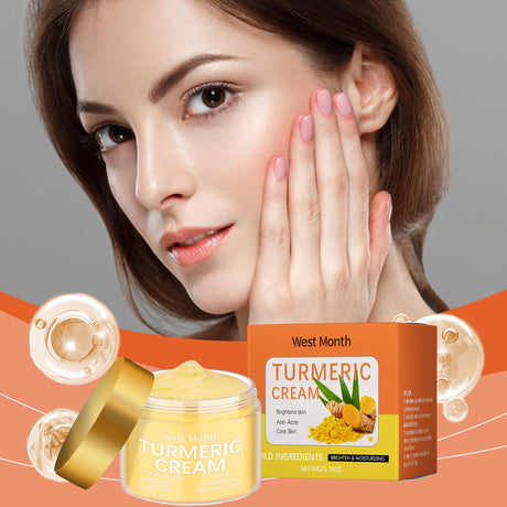 Turmeric Moisturizing Face Cream, Brightening, Hydrating, Nourishing And Moisturizing Skin Daily Gentle Care - V.I.P Digital Presence