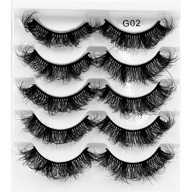 5 Pairs Of New Style Fake Eyelashes Of Fried Hair 8D FLUFFY - V.I.P Digital Presence