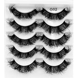 5 Pairs Of New Style Fake Eyelashes Of Fried Hair 8D FLUFFY - V.I.P Digital Presence