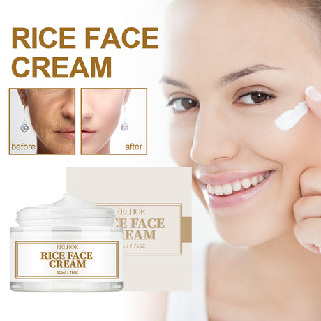 Rice Cream Deeply Hydrates And Restores Skin Barrier, Lighens Spots, Brighens And Even Skin Tone - V.I.P Digital Presence