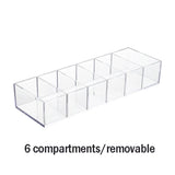 Household Transparent Divided Cosmetic Storage Box Sorting and Detachable Plastic Desktop Storage Box - V.I.P Digital Presence