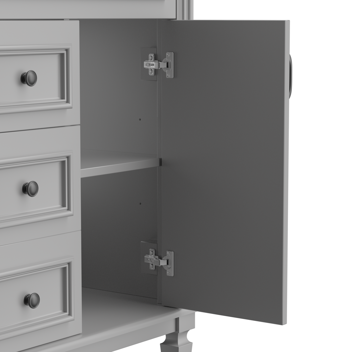 36'' Bathroom Vanity with Top Sink, Modern Bathroom Storage Cabinet with 2 Soft Closing Doors and 2 Drawers, Single Sink Bathroo - V.I.P Digital Presence