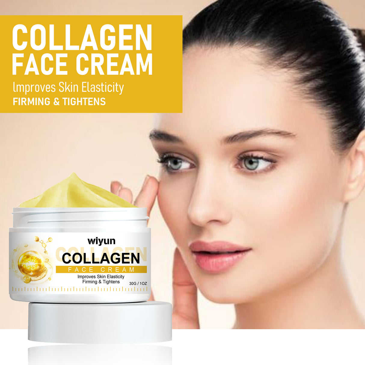 WIYUN Collagen Cream Face Firming Wrinkles, Fine Lines, Anti-Wrinkle, Anti-Aging Hydrating And Moisturizing Skin Cream - V.I.P Digital Presence