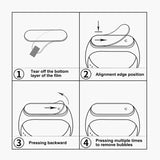 Cristal protector 3D para Xiaomi Mi Band 4 y 5, película de cristal para Mi Band 5, correa de reloj inteligente 4 y 5, película protectora de pantalla suave para Mi Band 4 