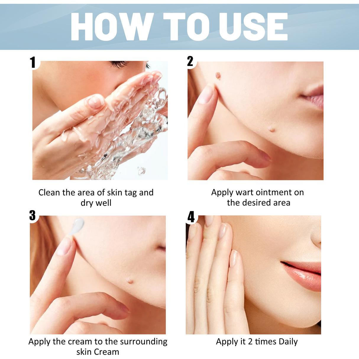 Wart Cream, Skin Clean And Smooth Wart Nevi Facial Care Cream - V.I.P Digital Presence