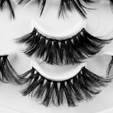 7 Pairs 3D Mink Hair False Eyelashes 25mm Lashes Thick Long Wispy Fluffy Handmade False Eyelashes - V.I.P Digital Presence