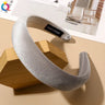New Bright Velvet Wide Edge Sponge Head Hoop - V.I.P Digital Presence