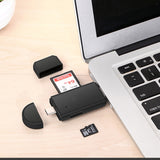 Type C & micro USB & USB 3 In 1 OTG Card Reader  High-speed USB2.0 Universal OTG TF/SD for Android Computer Extension Headers - V.I.P Digital Presence