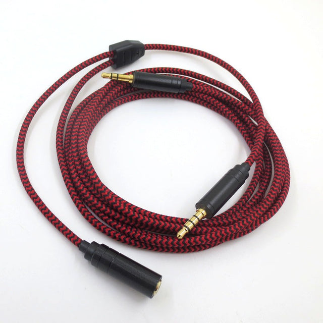 3.5mm voice party live recording audio cable extension cable for PUBG mobile game screen casting computer chat link cable - V.I.P Digital Presence