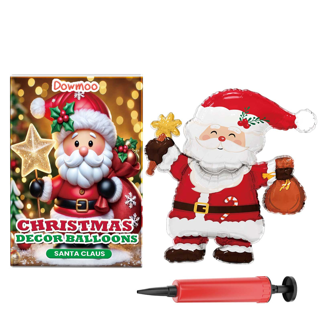 Christmas Balloons Balloon Standing Santa Claus Reindeer Christmas Tree Event Atmosphere Arrangement - V.I.P Digital Presence
