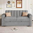 U_STYLE Convertible Soft Cushion Sofa Pull Bed ,for Two People to Sit On - V.I.P Digital Presence